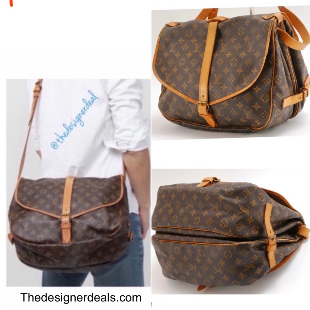 🥰🙏🥰 Auth Louis Vuitton Monogram Saumur 35 Crossbody
